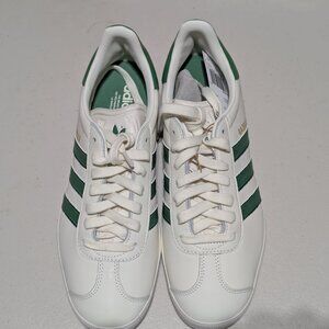 adidas Gazelle Indoor White & Collegiate Green – Size 9